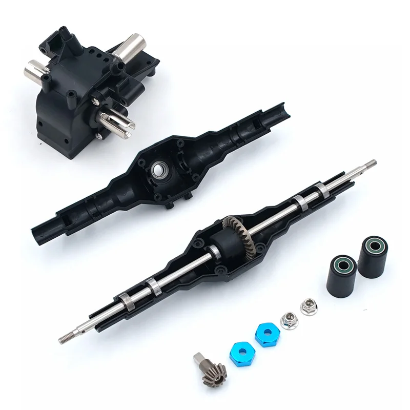 Metal wave box Wltoys 12428 12423 RC автомобиль все обновления металлических деталей RC грузовик спереди и сзади дифференциал 12428-0011/0012/0013/0014 12428 запчасти - Цвет: Metal wave box