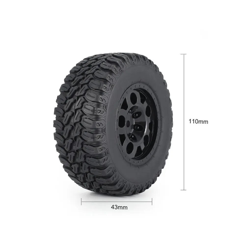 Набор резиновых колес AUSTAR 110 мм 4 шт. комплект запасных деталей для Traxxas Slash 4X4 RC4WD HPI