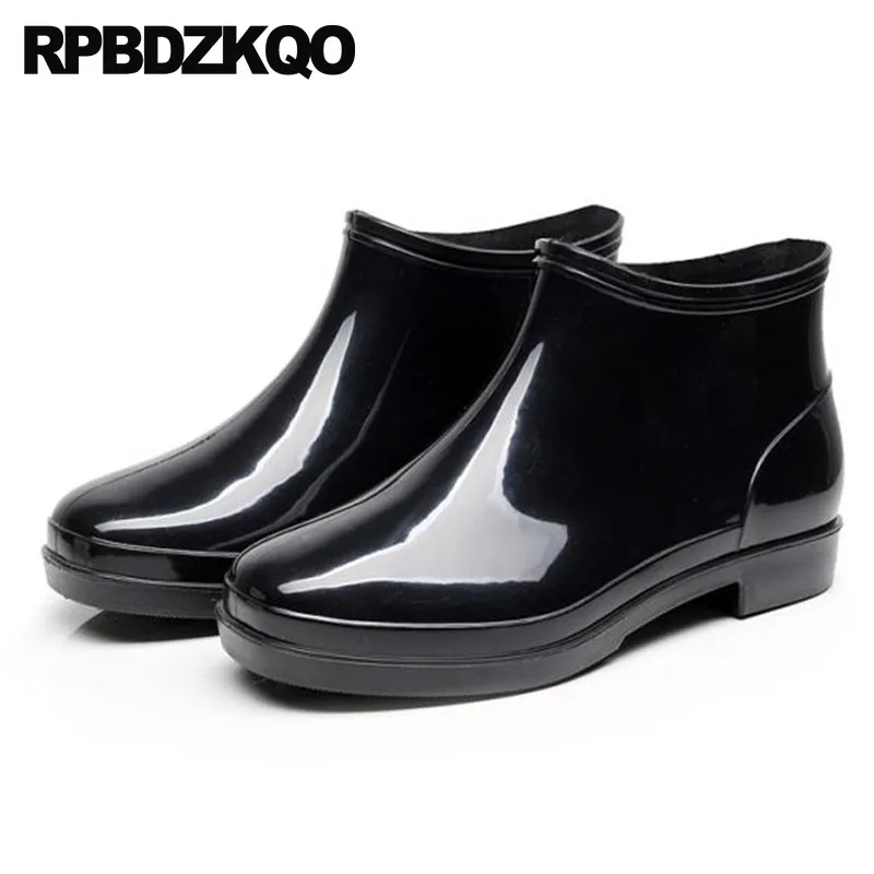 обувь резиновые сапоги дешево водонепроницаемый 2018 осень галоши мужская Плюс