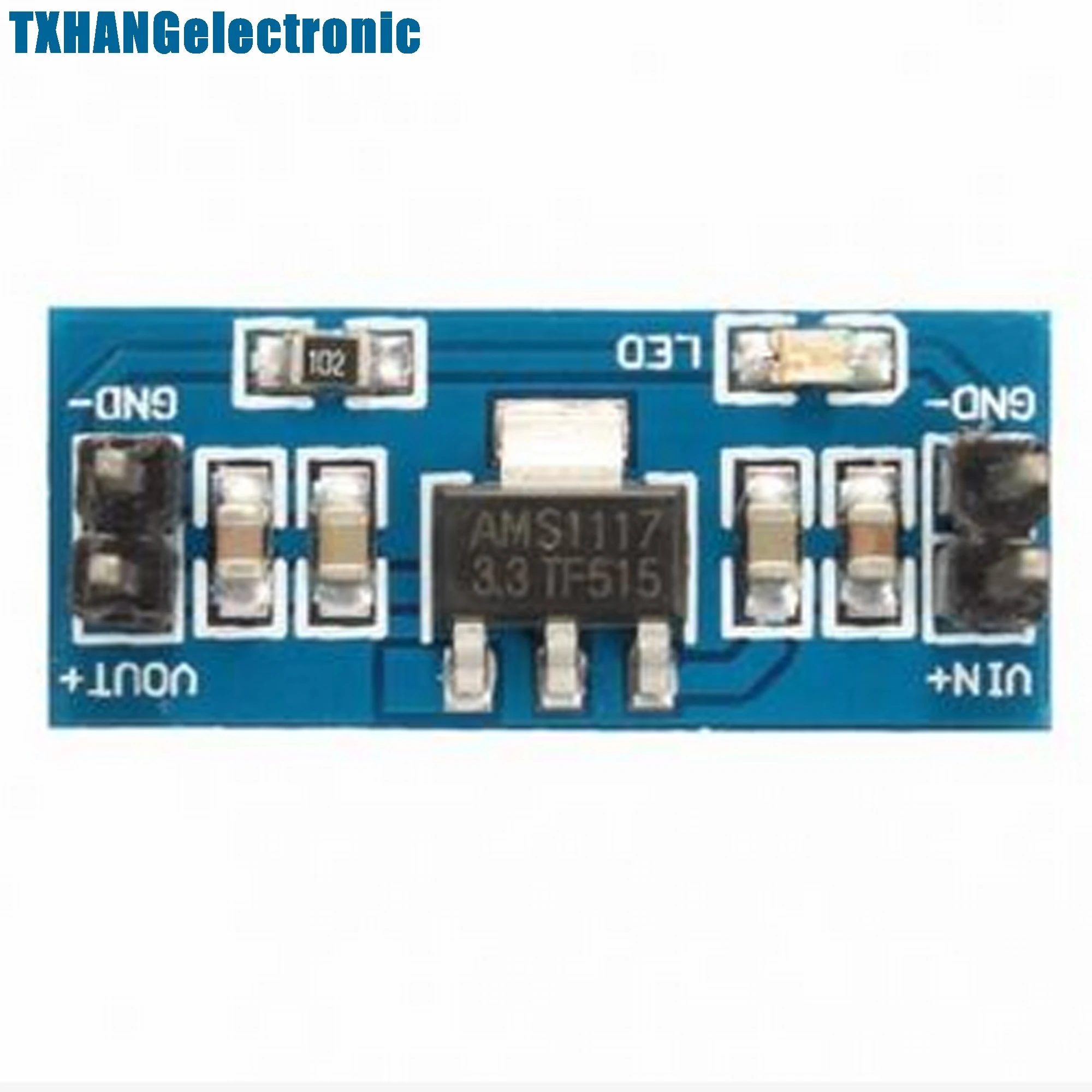 5 шт. 6 0 V 12 постоянного тока до 5V AMS1117 5.0V Питание модуль печатной платы 5.0 для