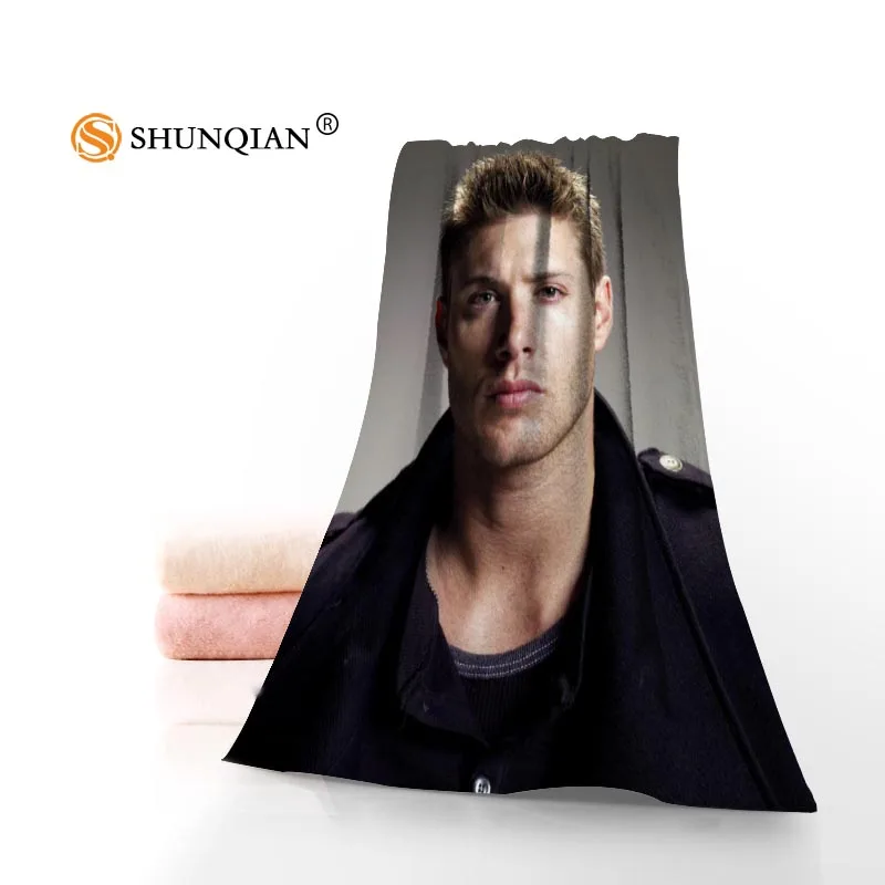 Банное полотенце из микрофибры Jensen Ackles для путешествий пляжа лица оригинальное