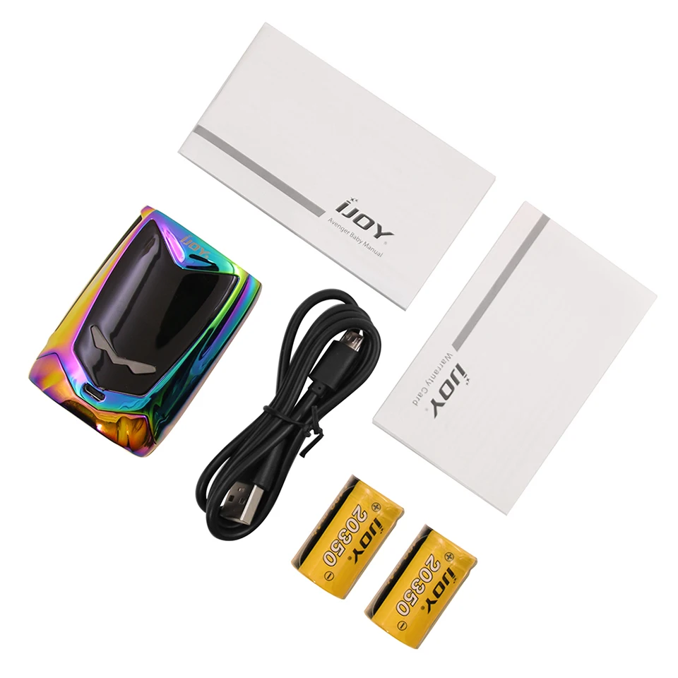 Оригинальный IJOY Avenger Baby 108 ВТ мод с двумя 20350 батареями AI Голосовое управление TC