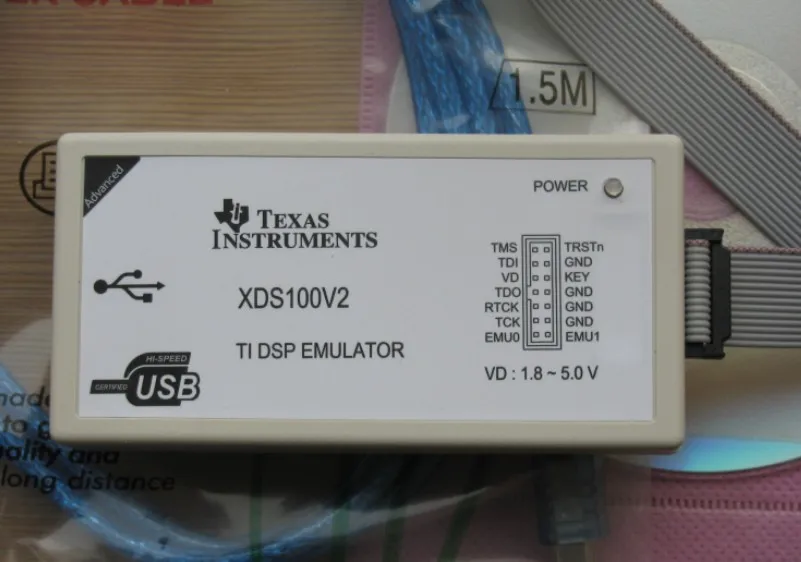 Бесплатная доставка! 1 шт. XDS100V2 USB2.0 DSP эмулятор поддерживает TI / ARM core CCS4 CCS5 64BIT|usb2.0 all