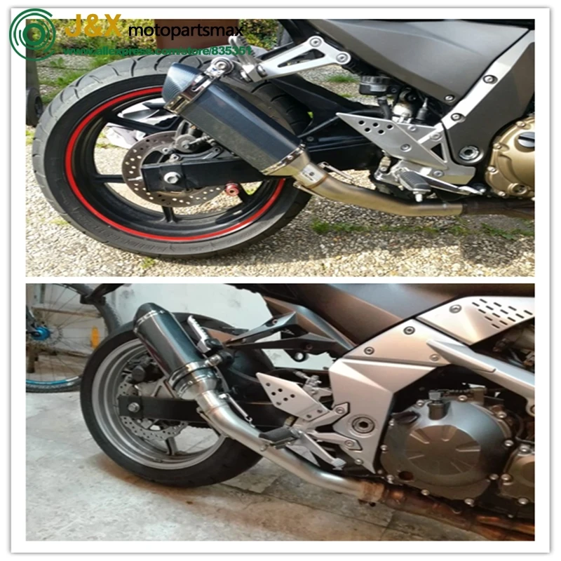 Мотоцикл глушитель контакт средняя труба для KAWASAKI Z800 2013 до 2016 или Z750 2010 2014 без