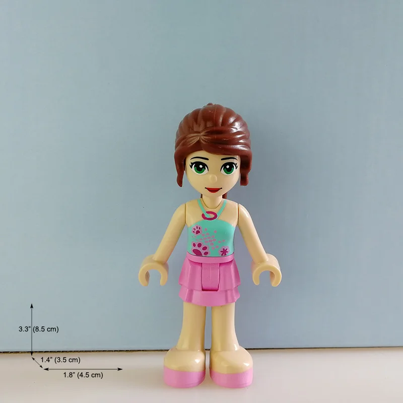 

Big Building Blocks Character Girls Set Action Figures Compatible With Large Studs Blocks Education Toys For Children