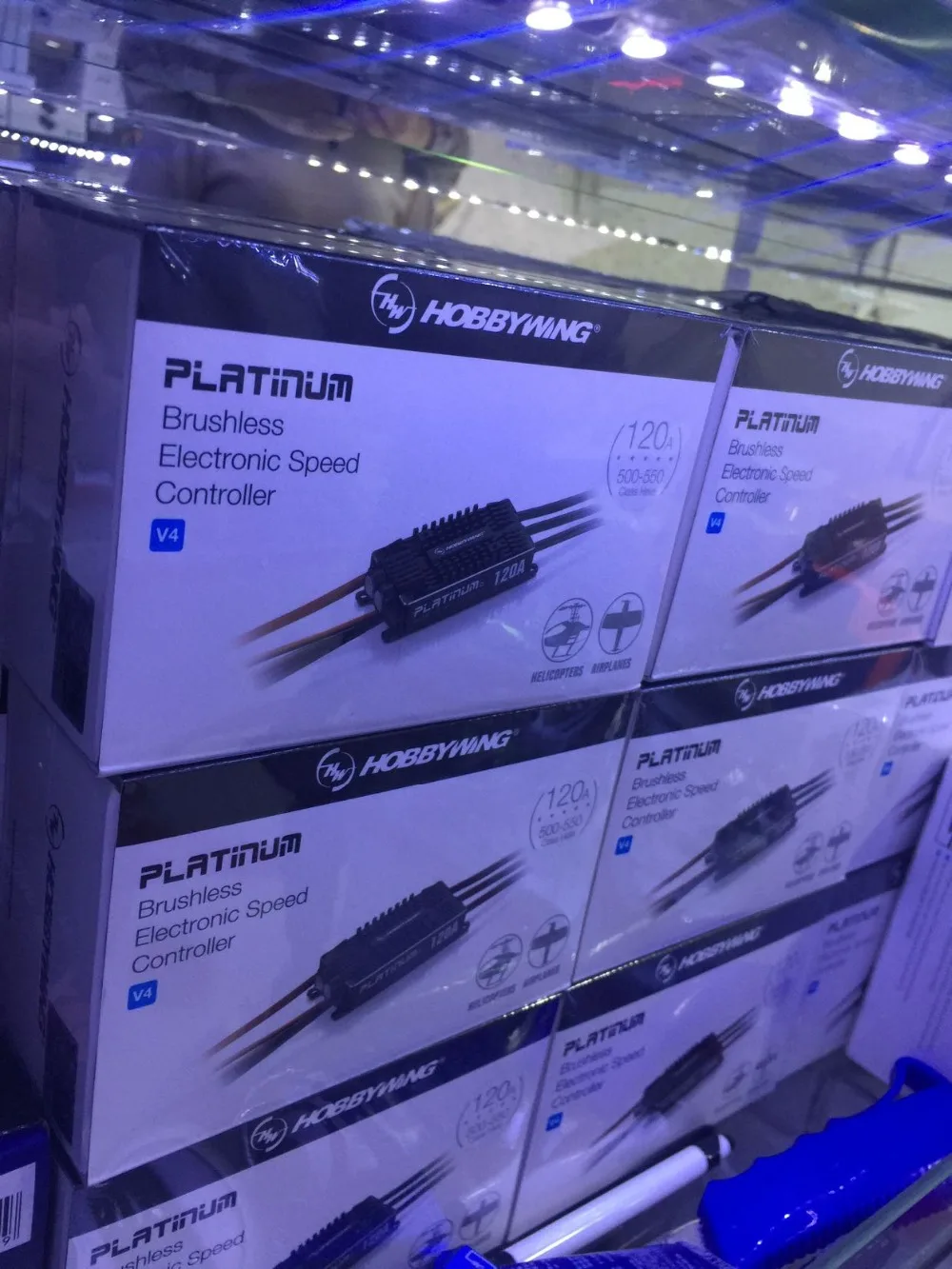 1 шт. Hobbywing Platinum HV V4 130A BEC/OPTO 5-14S Lipo пустая форма бесщеточный ESC для радиоуправляемого дрона вертолета самолета