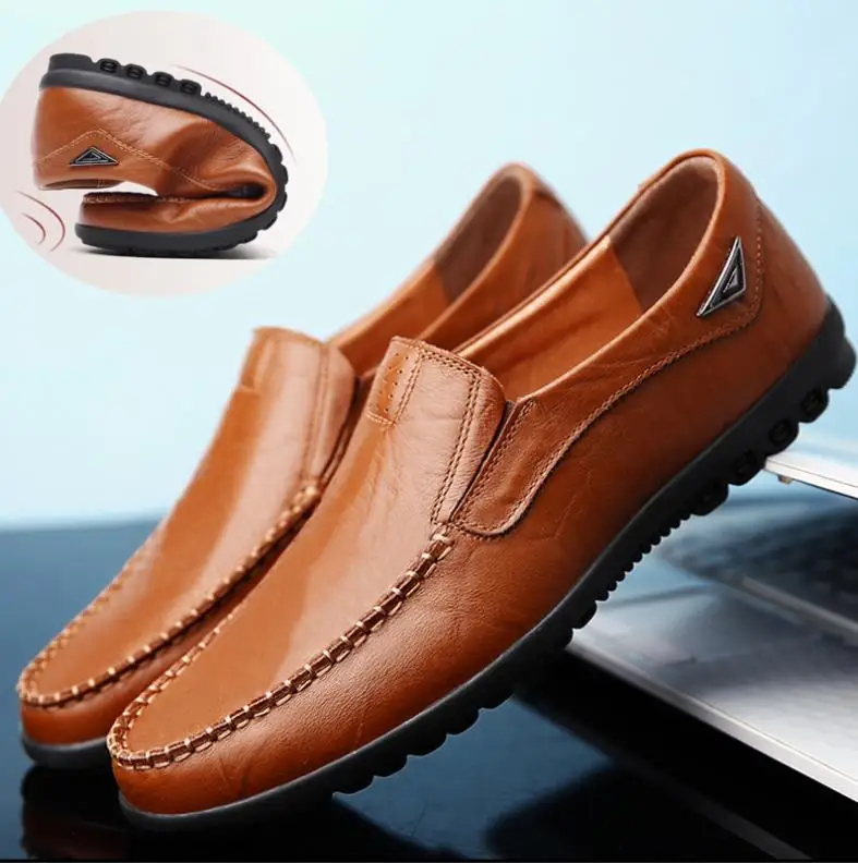 Новинка 2018 года модная обувь в британском деловом стиле кожаная с мягкой