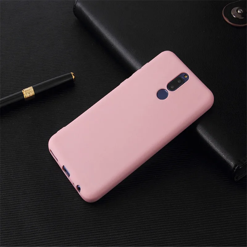 Coque For Case On Huawei Mate 10 Lite Cases Nova 2i Back Soft TPU Silicone Protector Black Blue Pink Matte Shockproof | Мобильные