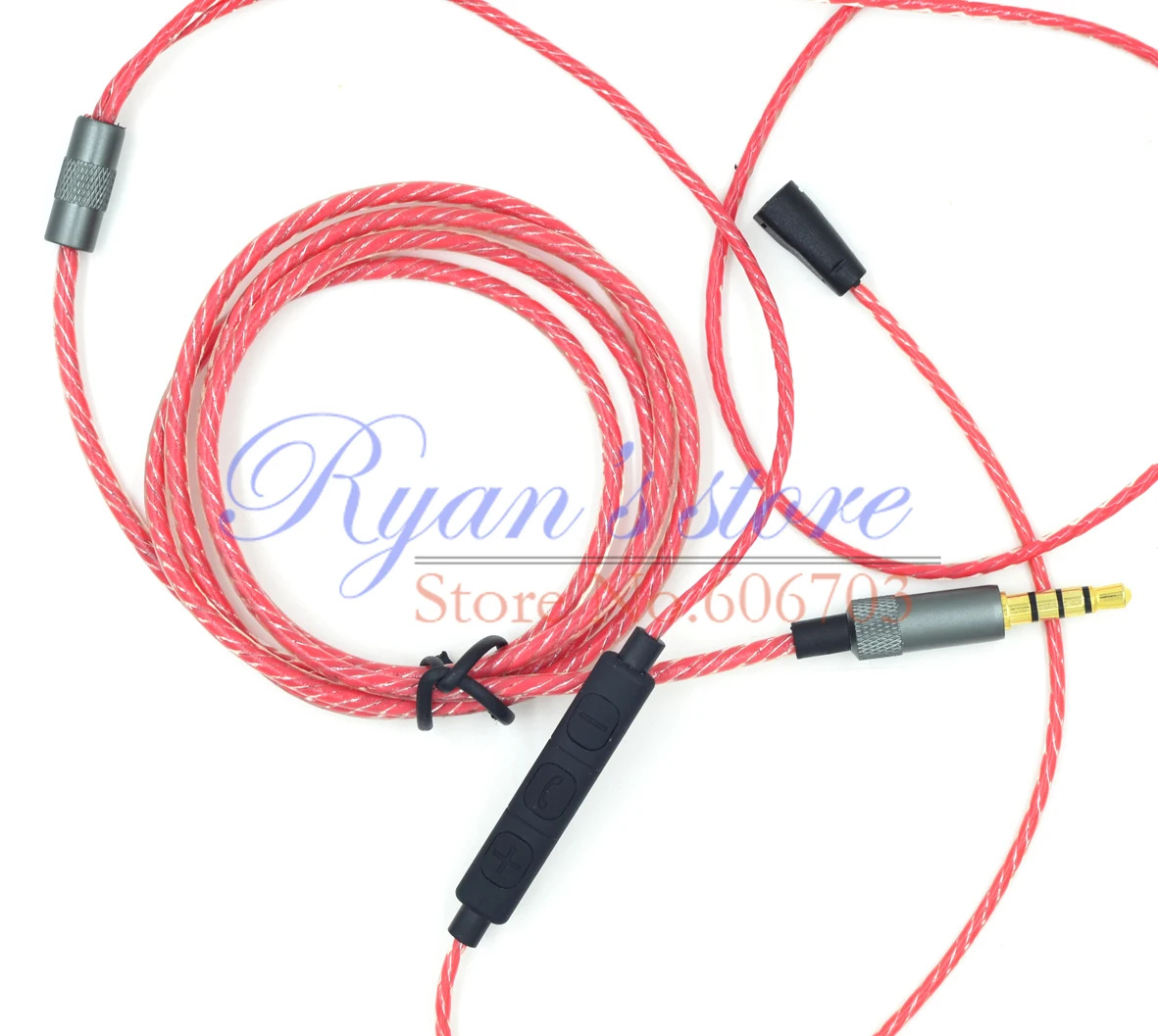 Сменный аудиокабель провод с пультом ДУ и микрофоном для наушников sennheiser IE8 IE80 IE8I