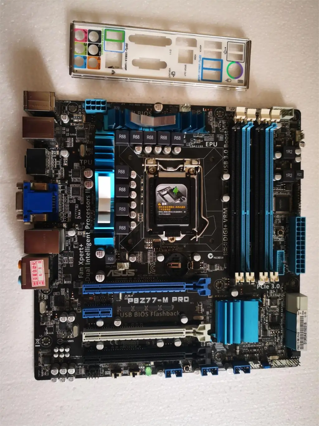 ASUS P8Z77-M PRO Материнская плата Z77 LGA1155 DDR3 32 ГБ для I3 I5 I7 cpu настольная материнская