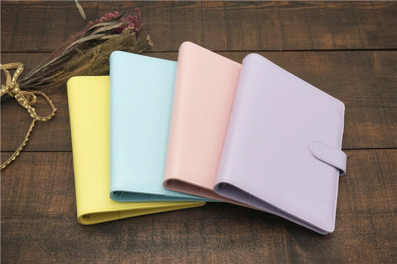 Записная книжка filofax из искусственной кожи со спиральными листочками многоразового использования, Дневник для путешествий, планировщик, блокнот, папка, A5, A6, студенческий прекрасный подарок