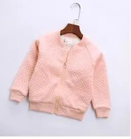 CWW aozi Pink Г. Новая детская осенне-зимняя верхняя одежда теплые куртки для маленьких мальчиков и девочек осенний утепленный зимний комбинезон с хлопковой подкладкой - Цвет: CWW aozi Pink