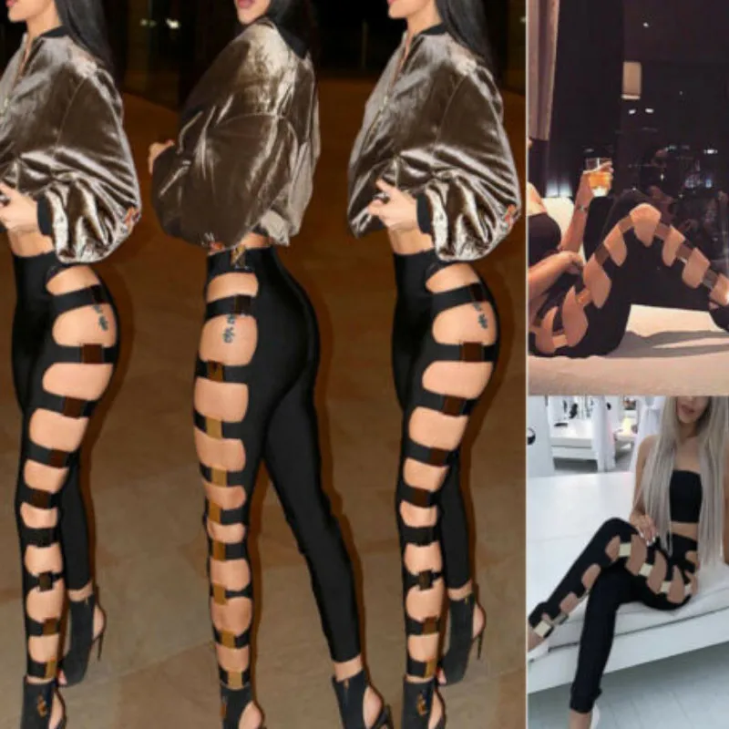 Соблазнительные женские облегающие брюки карандаш с высокой талией 2019| |