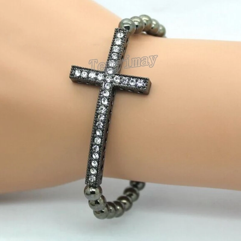 Эластичные Боковые перекрестные браслеты для женщин 24 шт. оптовая продажа 4 вида