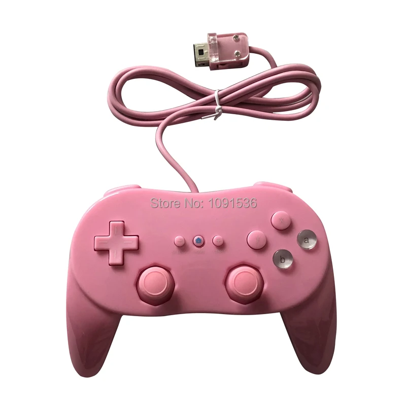 Белый/черный/розовый классический проводной игровой контроллер Gaming Pro