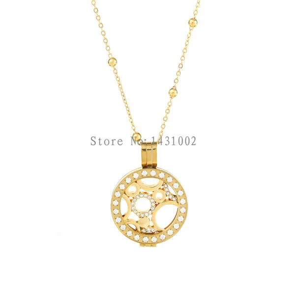 Винни Дизайн ювелирные изделия 25 мм небольшой кристалл Круглый Монета диск