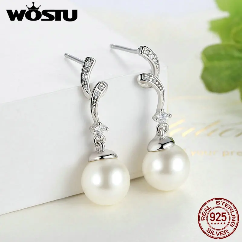 Женские серьги подвески из серебра 100% пробы с жемчугом|earrings for|dropping earrings for womendrop |