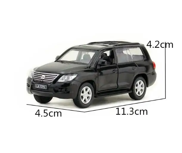 1 шт. 1:43 серии 4,5 ''11,3 см Lexus LX570 автомобиль игрушка/машинка Модель автомобиля коллекции для мальчиков крутая игрушка в подарок