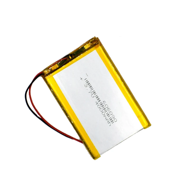 3,7 v 4000mAh 606090 перезаряжаемая Lipo батарея для gps MP4 камеры power Bank планшет электрические игрушки PAD DVD литий-полимерная батарея