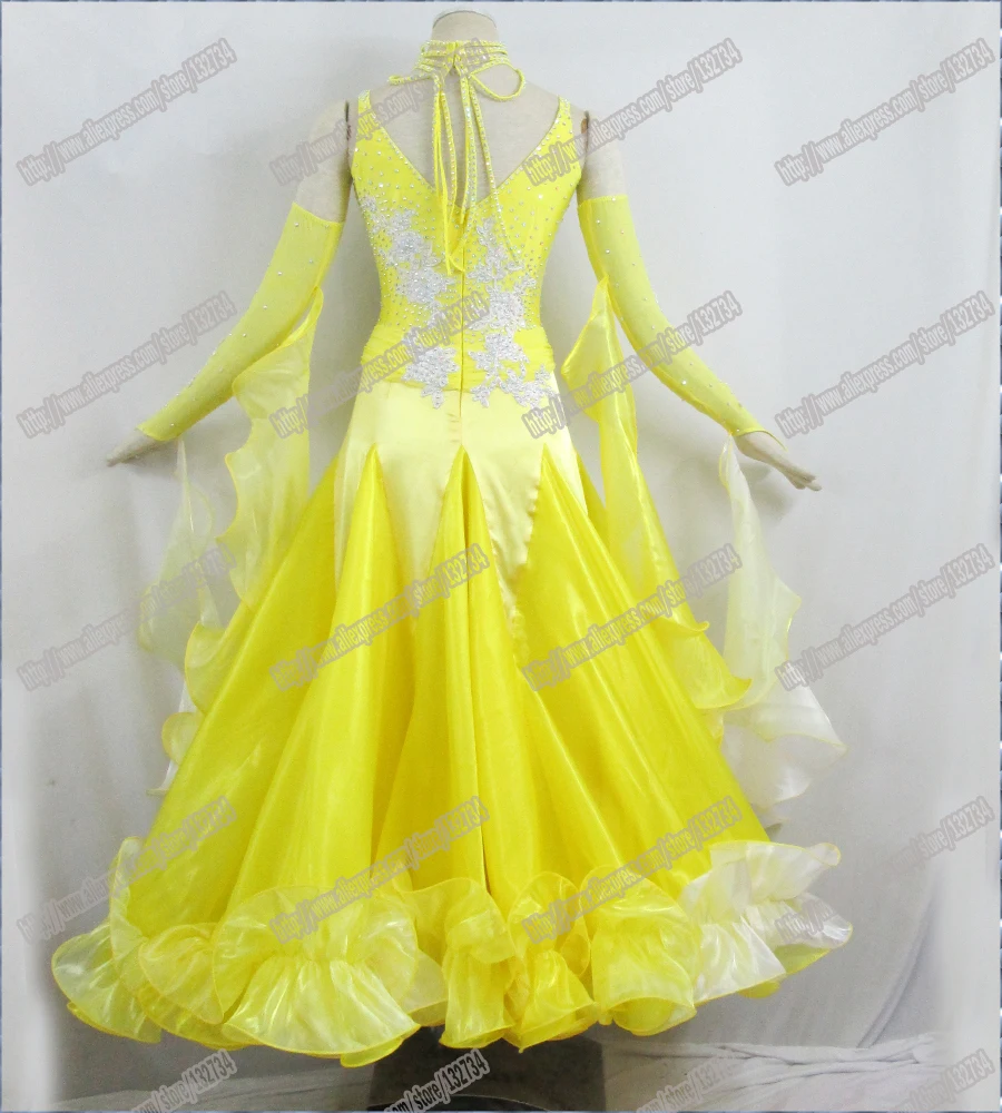 

Modern Waltz Tango Ballroom Dance Dress, Smooth Ballroom Dress, Standard Ballroom Dress social dance clohting girl B-0221