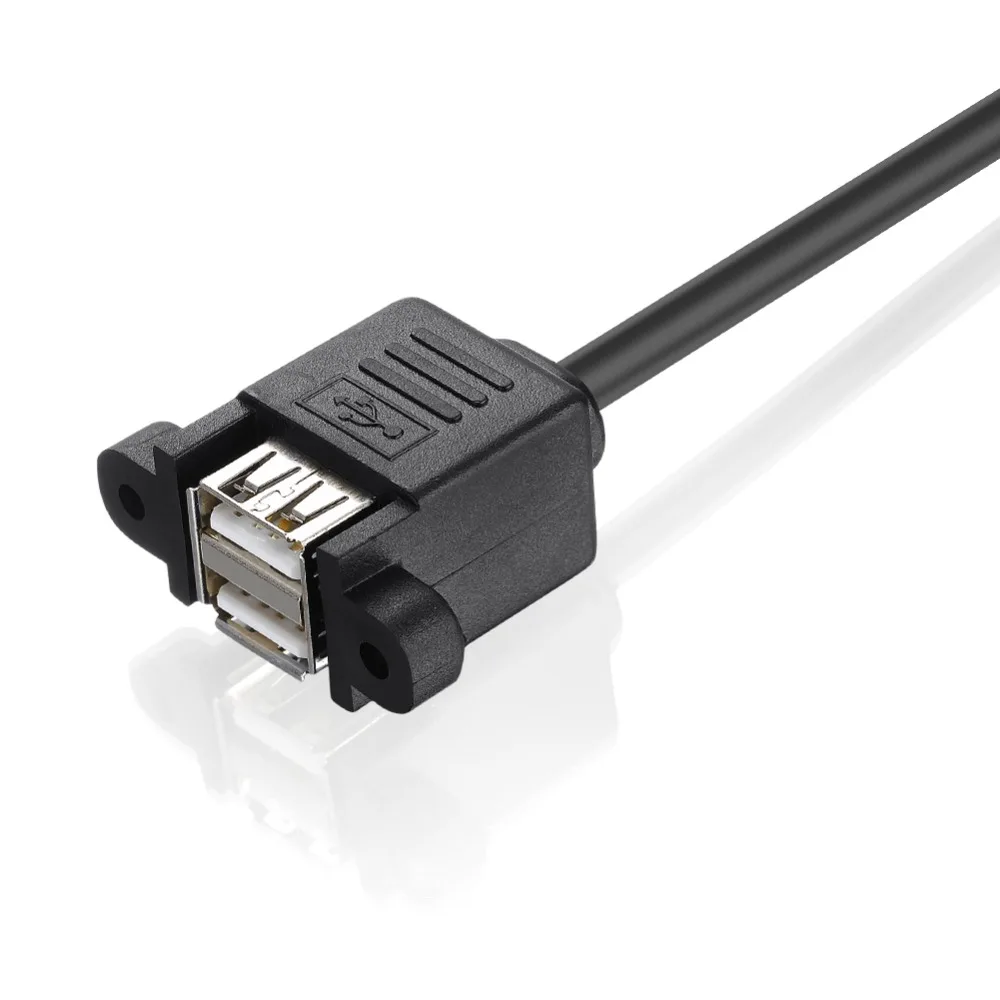 Материнская плата Bochara 9 Pin Header to Dual USB 2,0 Female кабель для передачи данных с винтовым креплением на панель 30 см 50 см