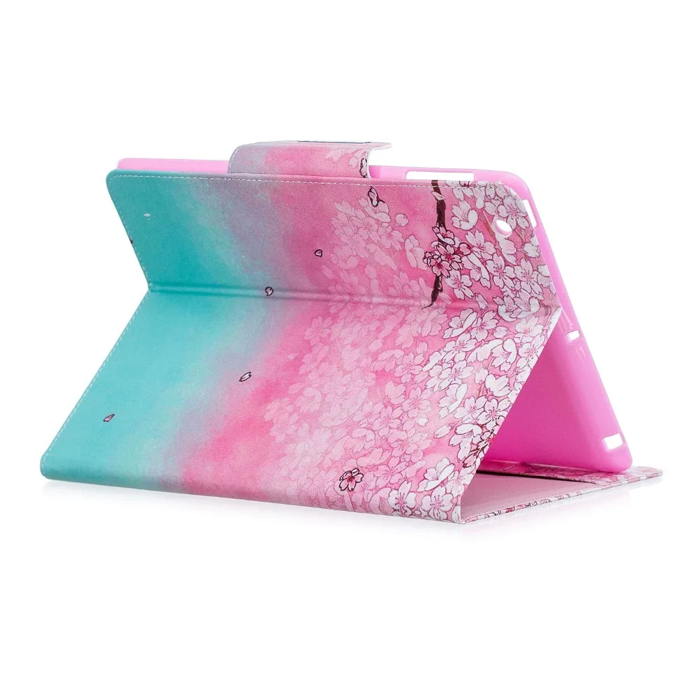 For ipad 2 3 4 Case hot Marble unicorn panda flower Painted Pattern Pu Leather iPad A1458 A1459 A1430 Tablet Cover | Компьютеры и офис