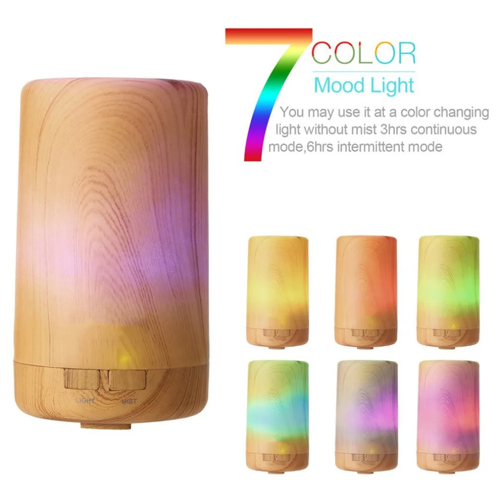 Мини-диффузор для ароматерапии деревянный Электрический usb-диффузор эфирных