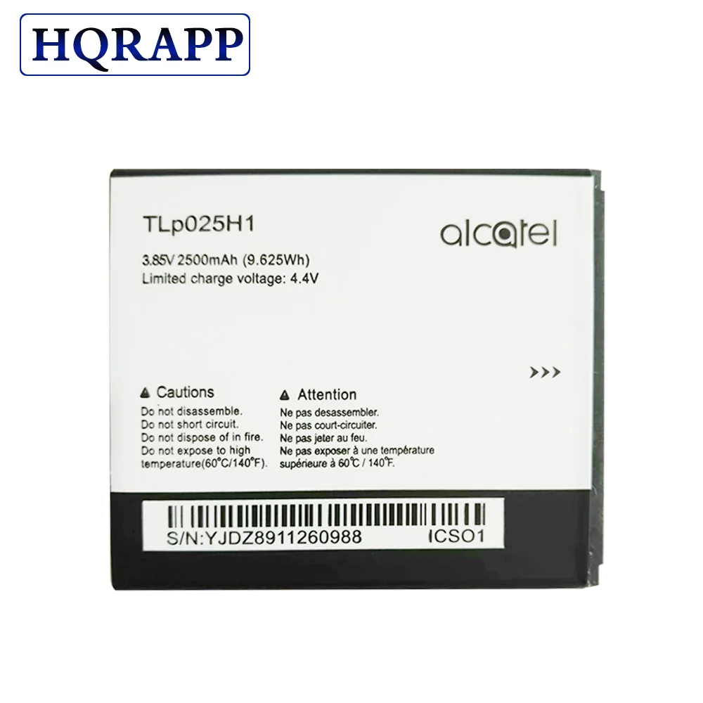 Аккумулятор TLP025H7 TLP025H1 2500 мАч для Alcatel OneTouch POP 4 аккумулятор телефона с