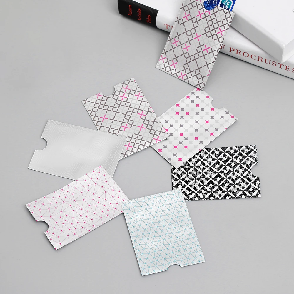 10 шт. Rfid Чехлы для кредитных карт с защитой от кражи|Держатели и записок| |