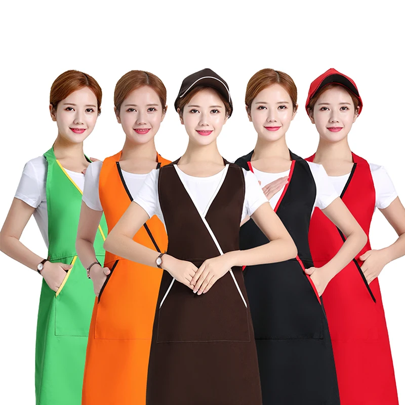 Лак для ногтей Ресторан Кофе магазин фартук официанток Цвет черный бежевый