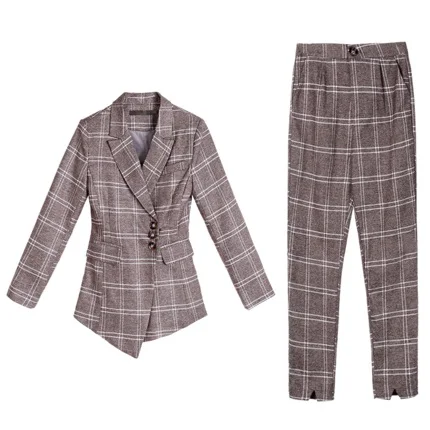 Блейзер Женский однотонный из двух предметов|pant suits|women pant suitsblazer suit |