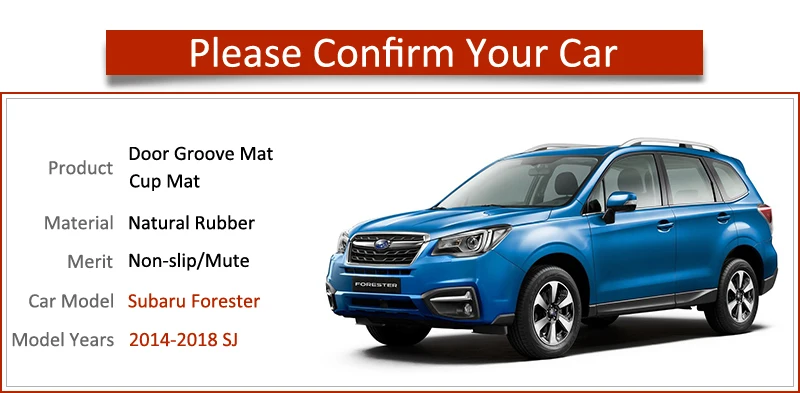 Противоскользящий коврик со слотом для ворот резиновая подставка под кружку Subaru