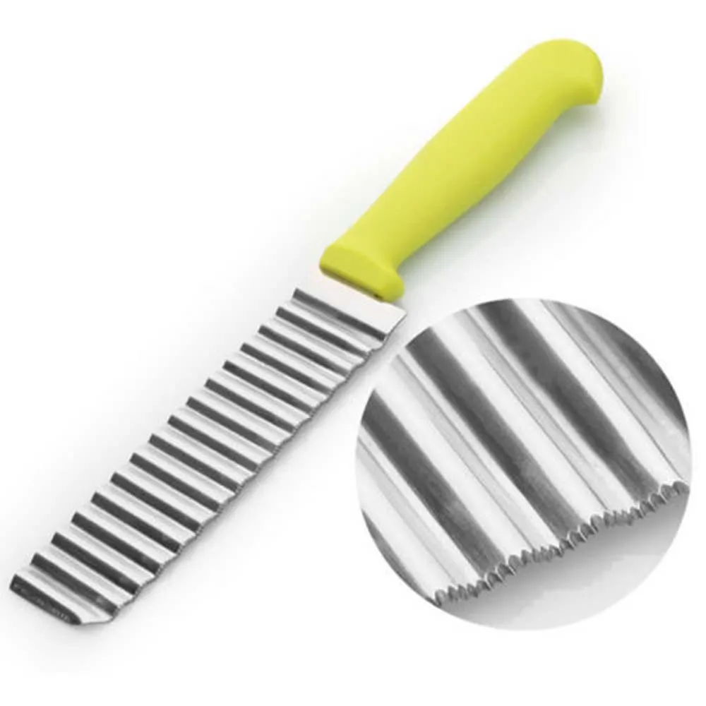 Новый Кухня для волнистой нарезки картофеля Slicer фрезы маленькие Размеры
