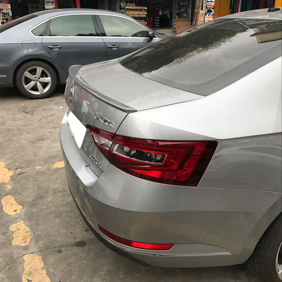 Используется для skoda superb спойлер 2015 2016 2017 superblip высокого качества ABS Материал