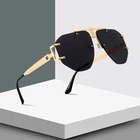 Солнцезащитные очки JackJad женские, винтажные, уникальные, механические, в стиле стимпанк, без оправы, 918