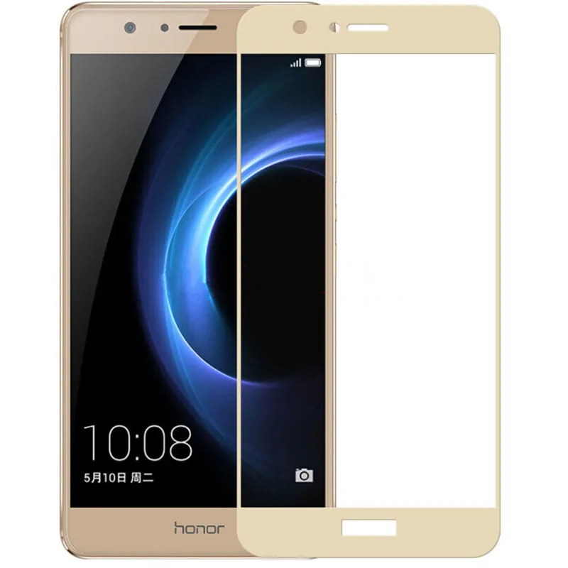 Закаленное стекло для Huawei Honor V8 8 8S Pro 6X 6C Note Lite Защитная пленка экрана цвет черный
