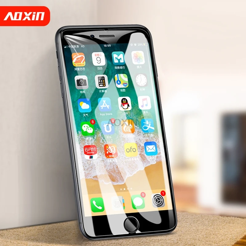 Закаленное стекло AOXIN для Apple iPhone X XR XS 11 Pro Max 5 5s 5C SE 6 6S 7 8 Plus Защита экрана 10 S пленка |