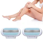 Лезвия для удаления волос с тремя лезвиями для бритья Женская бритва головка для тела для удаления волос на ногахруках безопасная ручная бритва