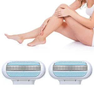 Лезвия для удаления волос с тремя лезвиями для бритья Женская бритва головка для тела для удаления волос на ногахруках безопасная ручная бритва