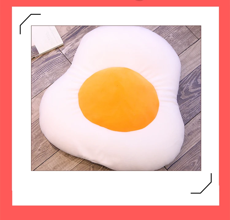 Творческое яйцо плюшевая подушка реалистичные пищевой lomelette плюшевые игрушки желток бросить подушки детские игрушки декор для домашнего дивана подушка