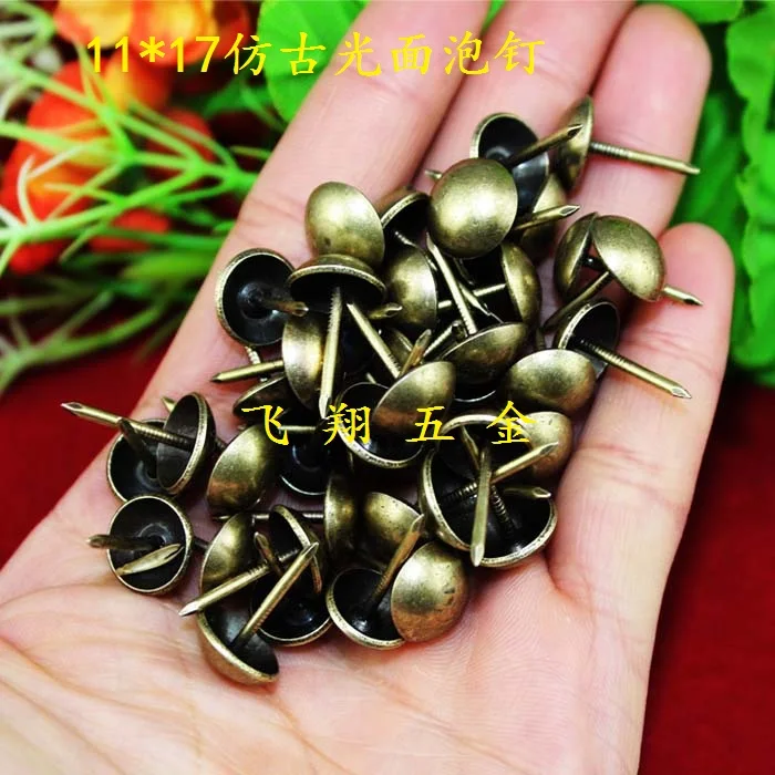 200 шт. декоративные деревянные гвозди 11 х17 мм|sofa nails|bronze nailsnails bronze |