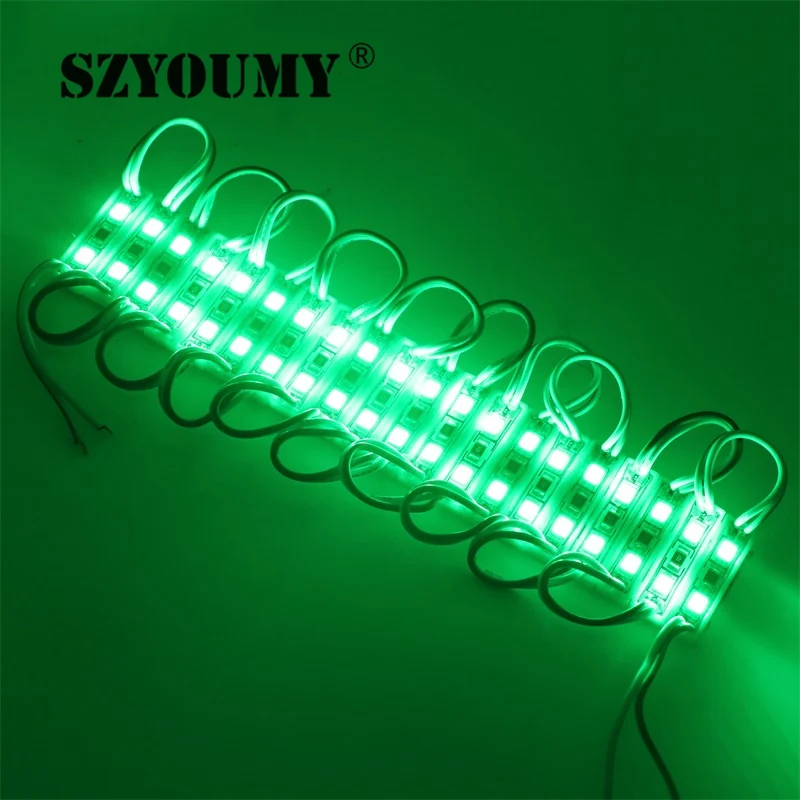 

SZYOUMY 2835 2 leds Module 26X7mm Small Size Led Module Mini Led Module DC12V Cool White Waterproof IP65 For Led Channel Letter