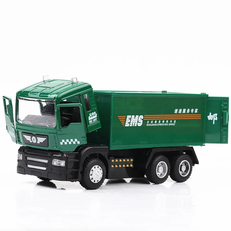 1:36 Toy Car Express Truck Metal Alloy Diecasts &amp Vehicles Model Miniature Scale Toys For Children |