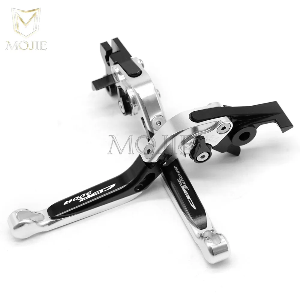 Для Honda CBR300R/CB300F/FA CBR 300R CB 300F CB 300 FA CB300- мотоцикл складной выдвижной тормозные рычаги сцепления Набор - Цвет: Black Silver