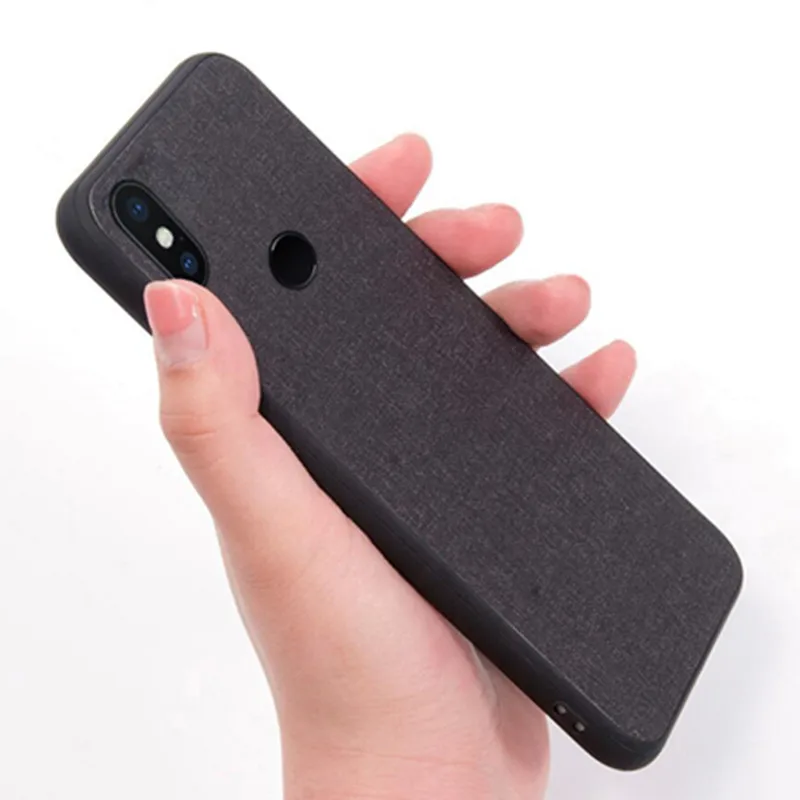 Противоударный чехол для Xiaomi Redmi S2 Y2 роскошная тканевая сумка силиконовый
