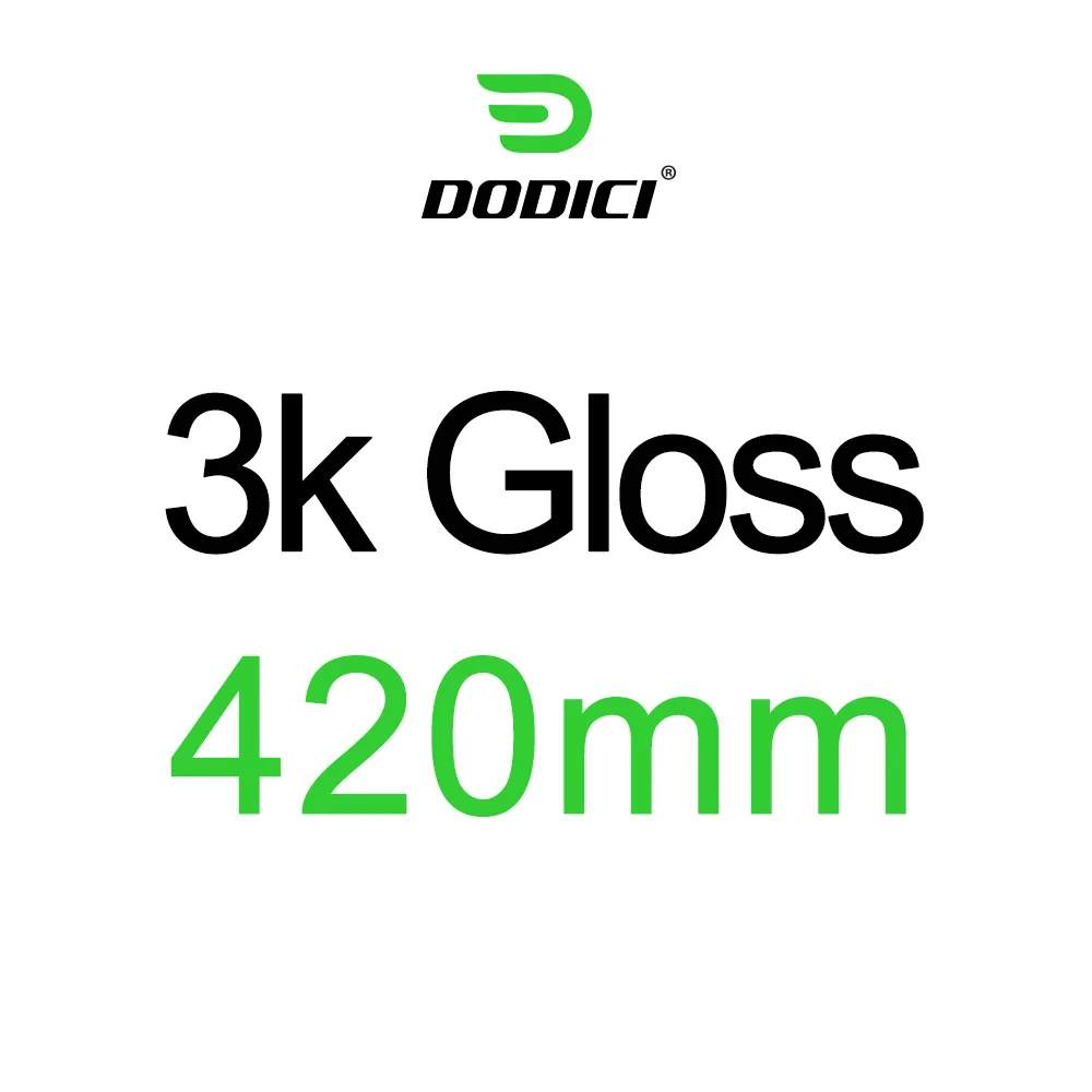 DODICI DEDA, углеродный руль для шоссейного велосипеда руль 31,8/400/420/440 UD Велоспорт черный велосипед Запчасти из углеродного волокна, шоссейный руль - Цвет: Black Gloosy 420mm
