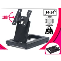 tsm 100 full motion foldable 14 24 inch touch screen stand monitor holder tv mount steel base