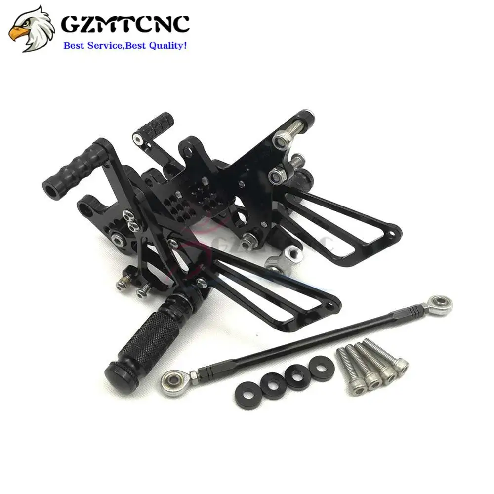 Мотоцикл Rearset подножки с ЧПУ для триумфа скорость тройной 509 595 955 1050 регулируемые