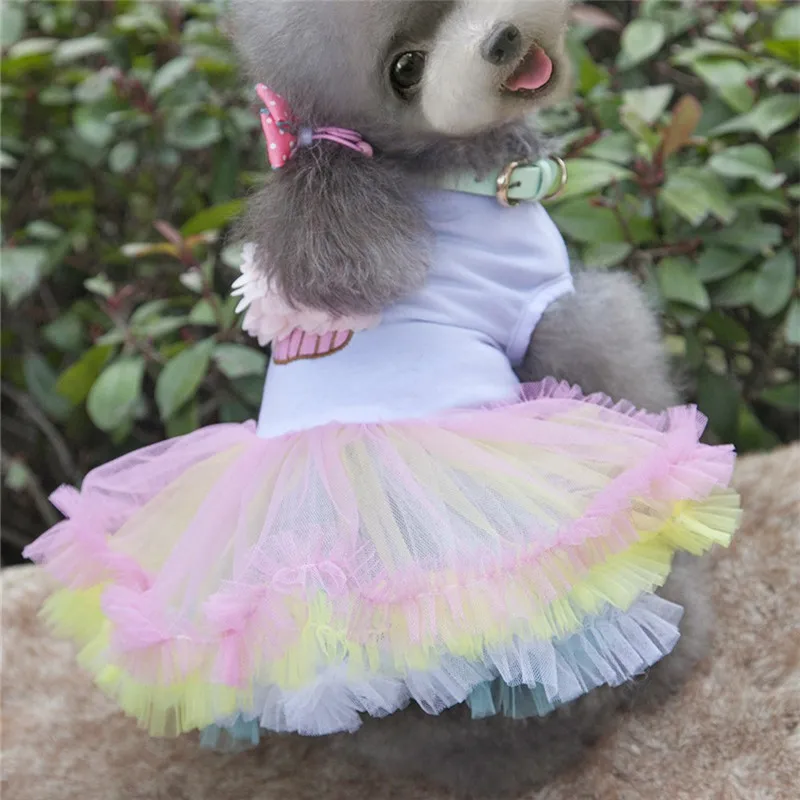 Pet платья для маленьких собак 2018 новые летние собака платье принцессы Свадебное