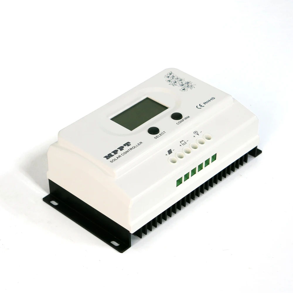 Wiser3 20A 30A 40A 50A MPPT Контроллер заряда с ЖК дисплеем RS485communication 12В/24В авто|solar charge